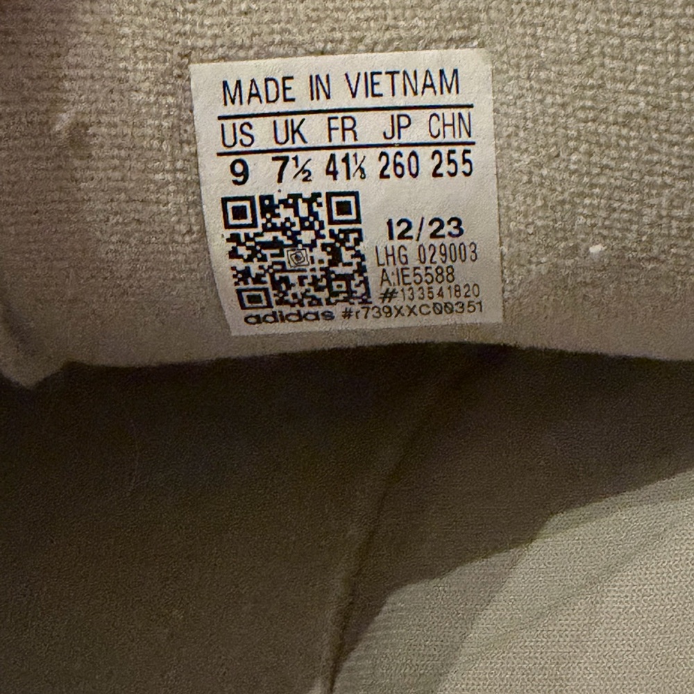 adidas Campus Sneakers in Light Blue, Beige, Gum - Picture 5 of 5